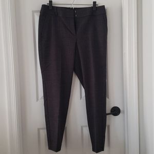 LOFT Julie Plaid Slacks
